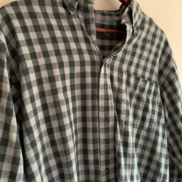 Cotton Gray Flannel Shirt - Picture 2 of 2